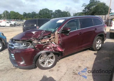2017 Toyota Highlander Limited/Ltd Platinum from USA, damaged, VIN 5TDDZRFHXHS431835
